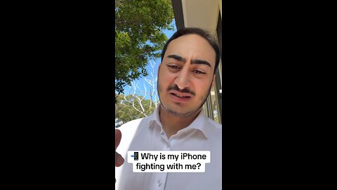📲 Why is my iPhone fighting with me? Are you seeing similar things or am I just being messed with?
