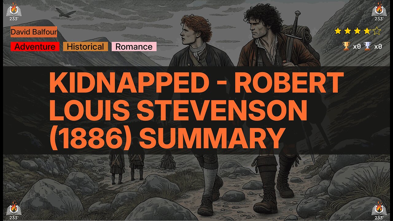 Kidnapped - Robert Louis Stevenson (1886) Summary (David Balfour - 1)
