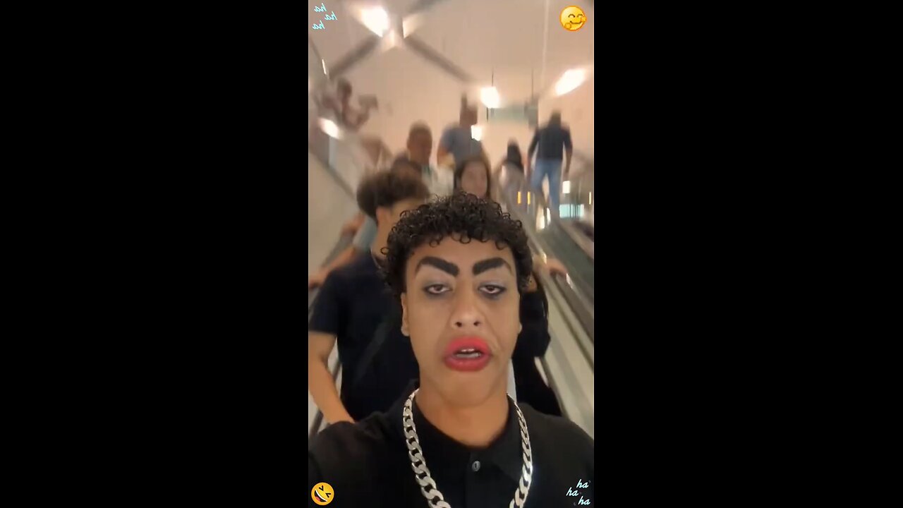 Funny Filters on Escalator 😂 | You Won’t Stop Laughing!