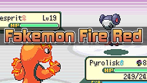 Fakemon Fire Red v2 - GBA ROM hack, 386 Fakemon, 25 Mega Fakemon, Cosmic and Digital type and more