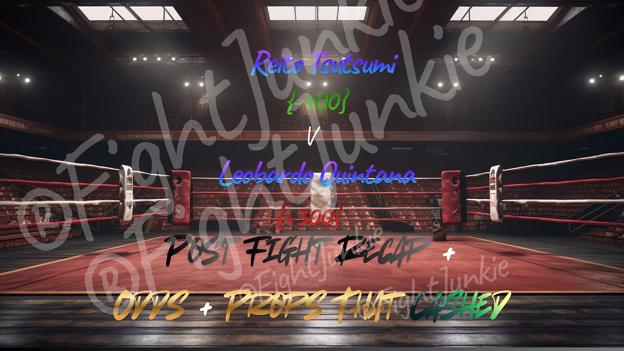 Ring V Boxing -400 Reito Tsutsumi Needs Only 4 To Stop Leobardo Quintana. Full Recap!