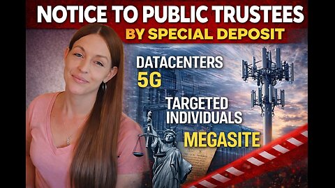 NOTICE TO PUBLIC TRUSTEES by Special Deposit