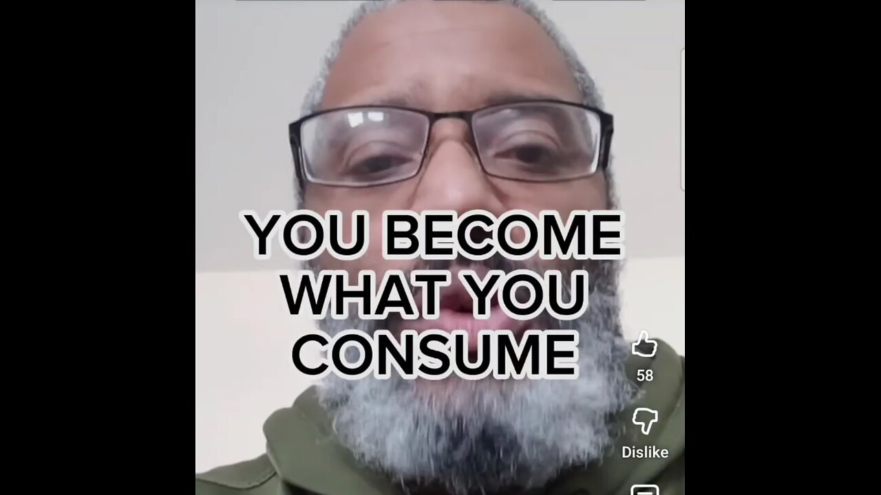 SPIRITUALLY, WE BECOME WHAT WE CONSUME