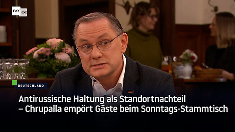 Antirussische Haltung als Standortnachteil – Chrupalla empört Gäste beim Sonntags-Stammtisch