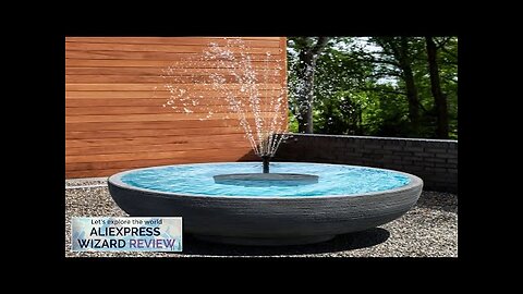 1pc Solar Fountain Outdoor Pool Solar Fountain Pump Essential In Summer Suitable Review