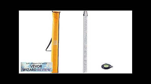 VEVOR Aluminum Grade Rod 16-Feet/10ths 4 Sections Telescopic Measuring RodDouble-Sided Review