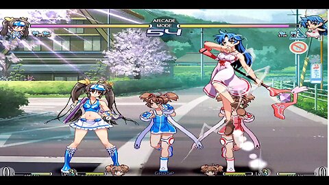 Eri + Eko vs Haruka +Eko