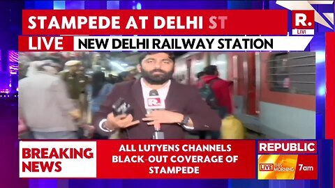 New Delhi Railway Station Stampede_ Heavy Police Deployed _ Republic Reports From New Delhi Station