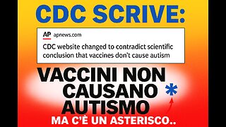 CDC: VACCINI NON CAUSANO AUTISMO * — MA C'E' UN ASTERISCO !!