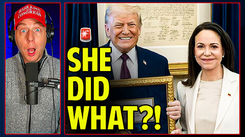 TRUMP VINDICATED: Maria Machado Gives the President Nobel Peace Prize at White House