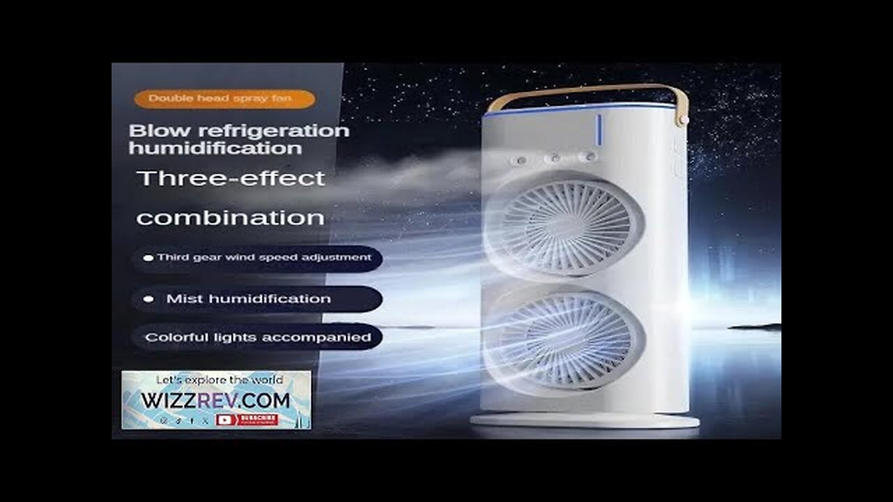 New spray air conditioning fan cross-border refrigeration fan household portable cooling Review