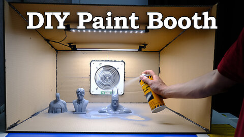 DIY Cardboard Paint Booth: Tutorial How to Make a Home Paint Booth