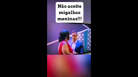 Você é a rainha de si mesma!!! Não aceite migalhas meninas!!!