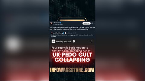 UK Pedo Cult Collapsing - Alex Jones on X