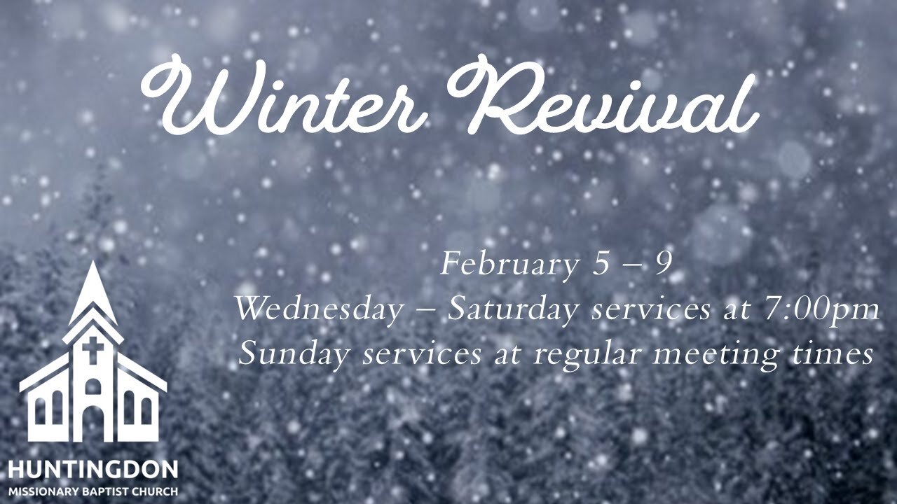 Revival Service - Saturday, February 8, 2025 - Brother Randy Thompson