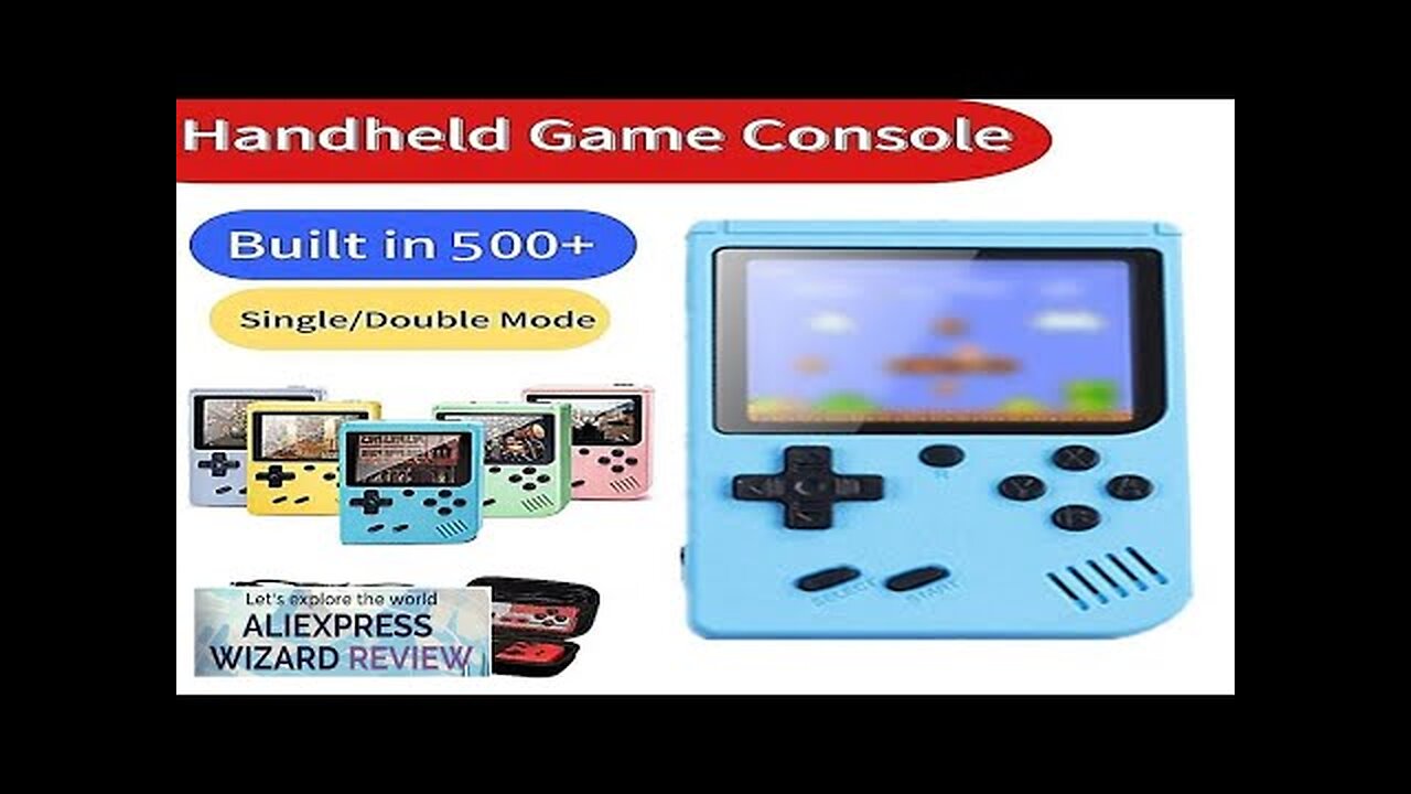 Built-in 500+ Classic games 5 inch arcade retro Console games console Review