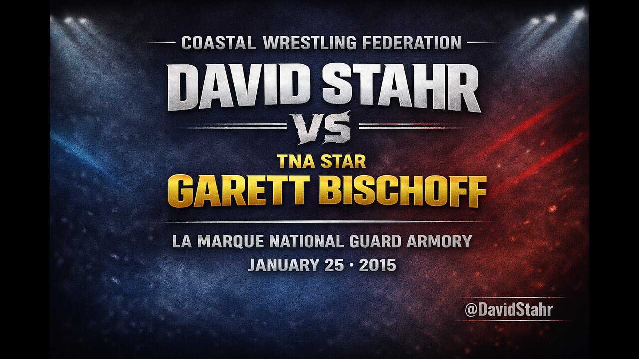 David Stahr vs TNA's Garett Bischoff in Texas Showdown!