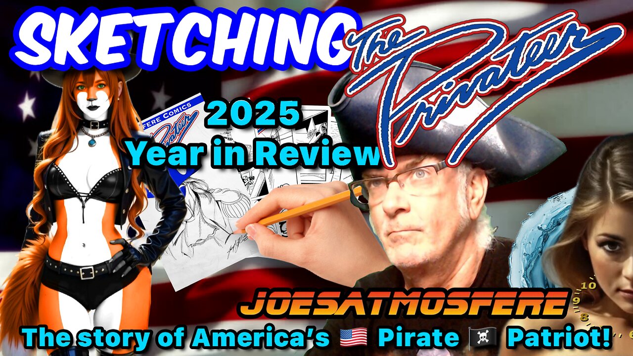 Sketching The Privateer: Amateur Comic Art, Episode 171! 2025 Year in Review!
