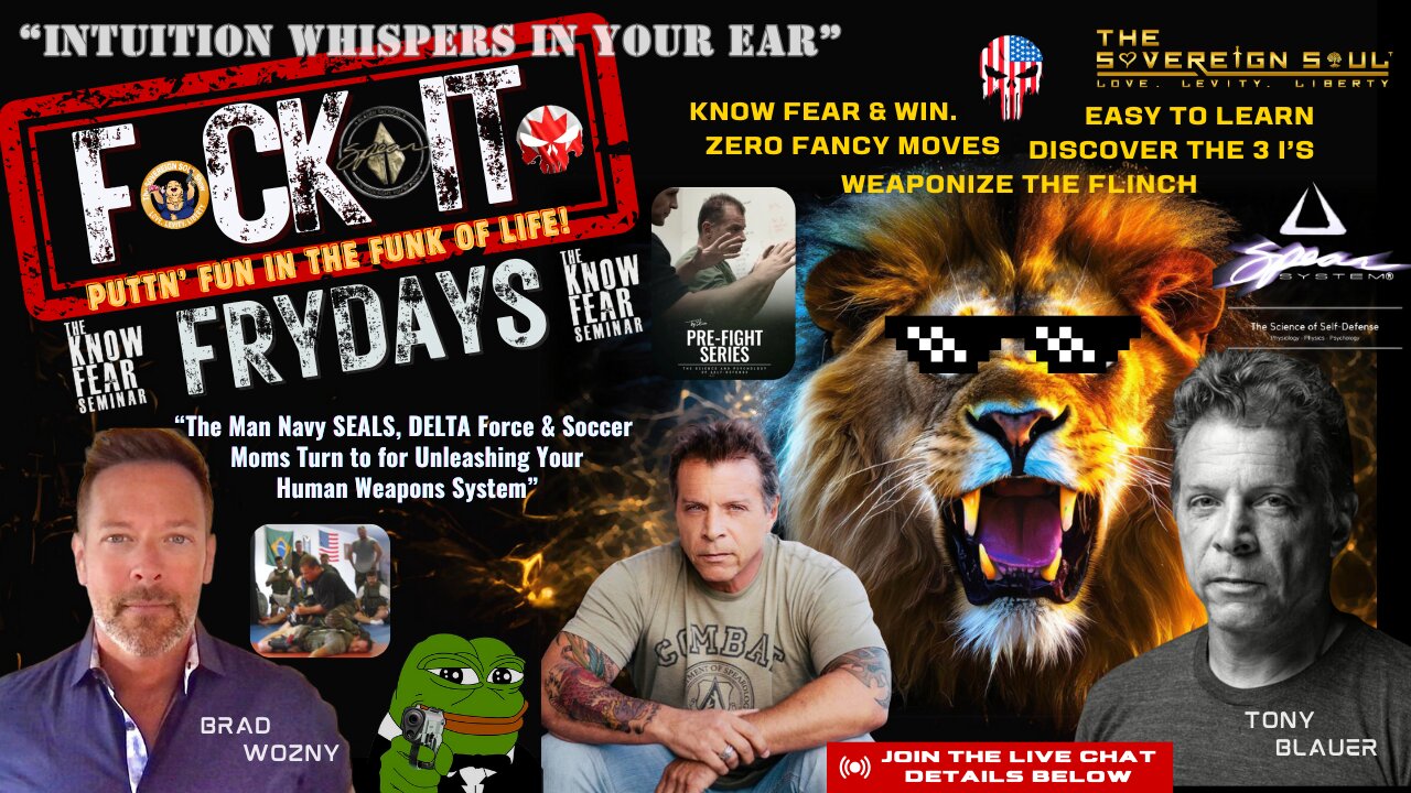 F😂CKIT FRYDAY💥Tony Blauer Shows How To Unleash your Human Weapons System if SHTF & Protect Family!