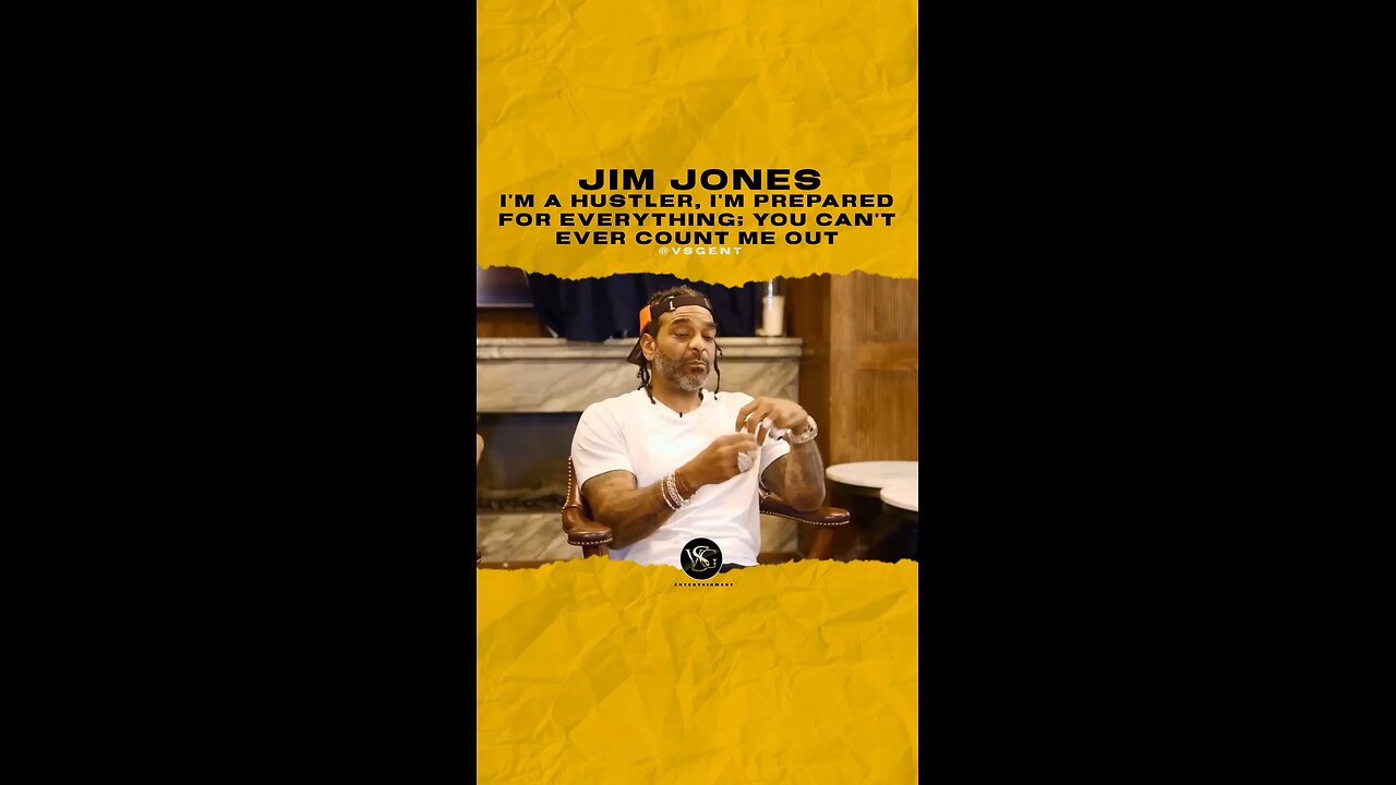 @jimjonescapo I’m a hustler, i’m prepared for everything; You can’t ever count me out.