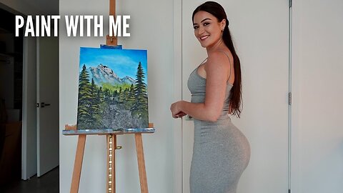 Peaceful Mountain Painting: Take a Break and Paint With Me