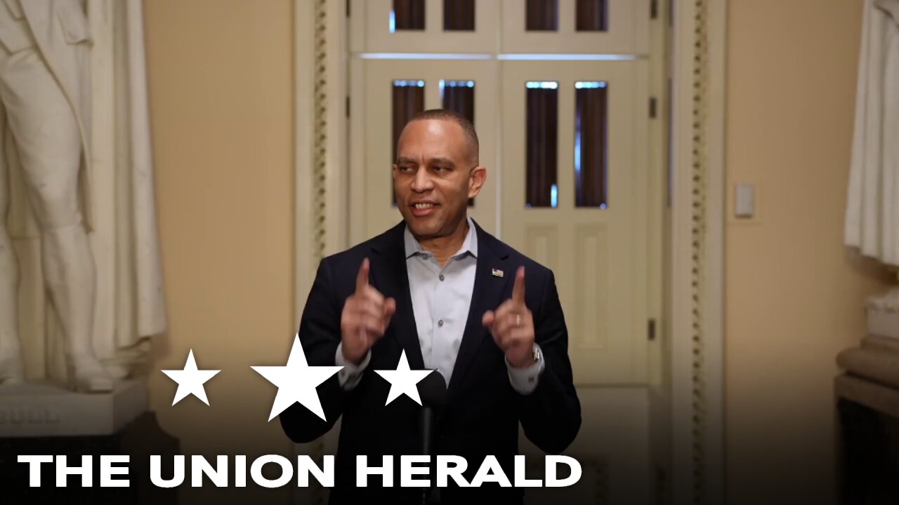 House Democratic Leader Jeffries Holds a Press Conference on the 34th Day of the Government Shutdown