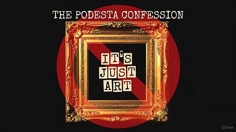The Podesta "Art": Trauma in Frames. A Deep State Confession.