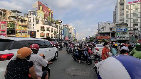 Traffic jam, Ho Chi Minh City, Vietnam