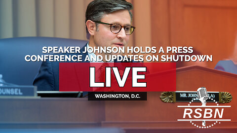 LIVE: Speaker Johnson Holds a Press Conference and Updates on the Government Shutdown - 10/2/25