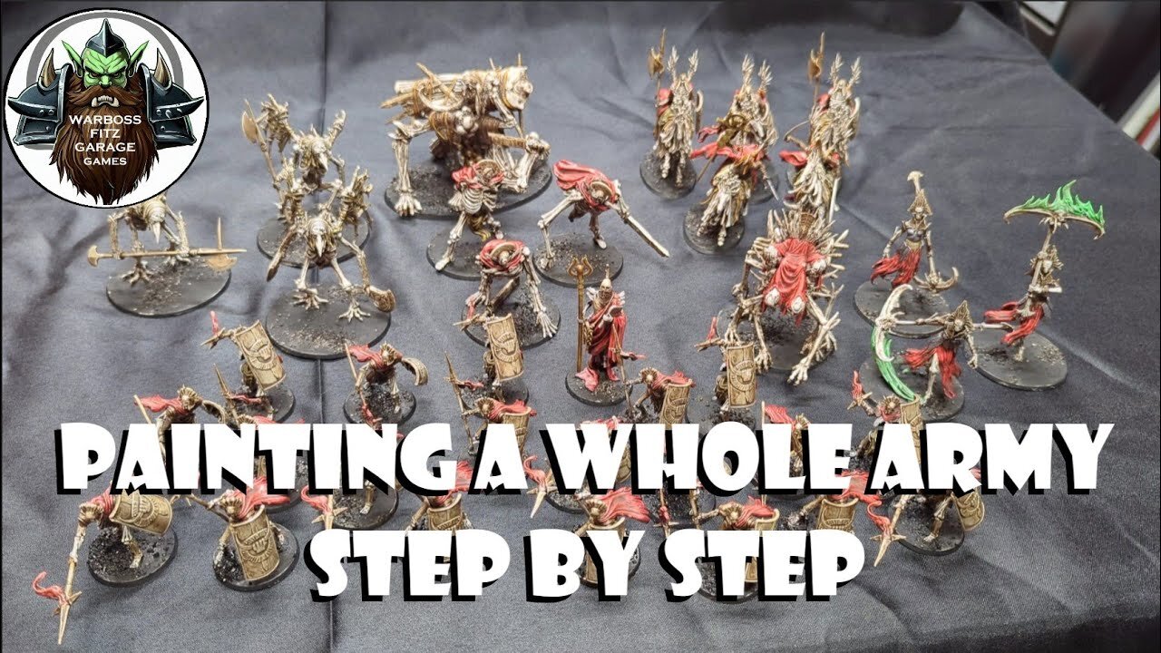 Ossified Undead army paint from start to finish