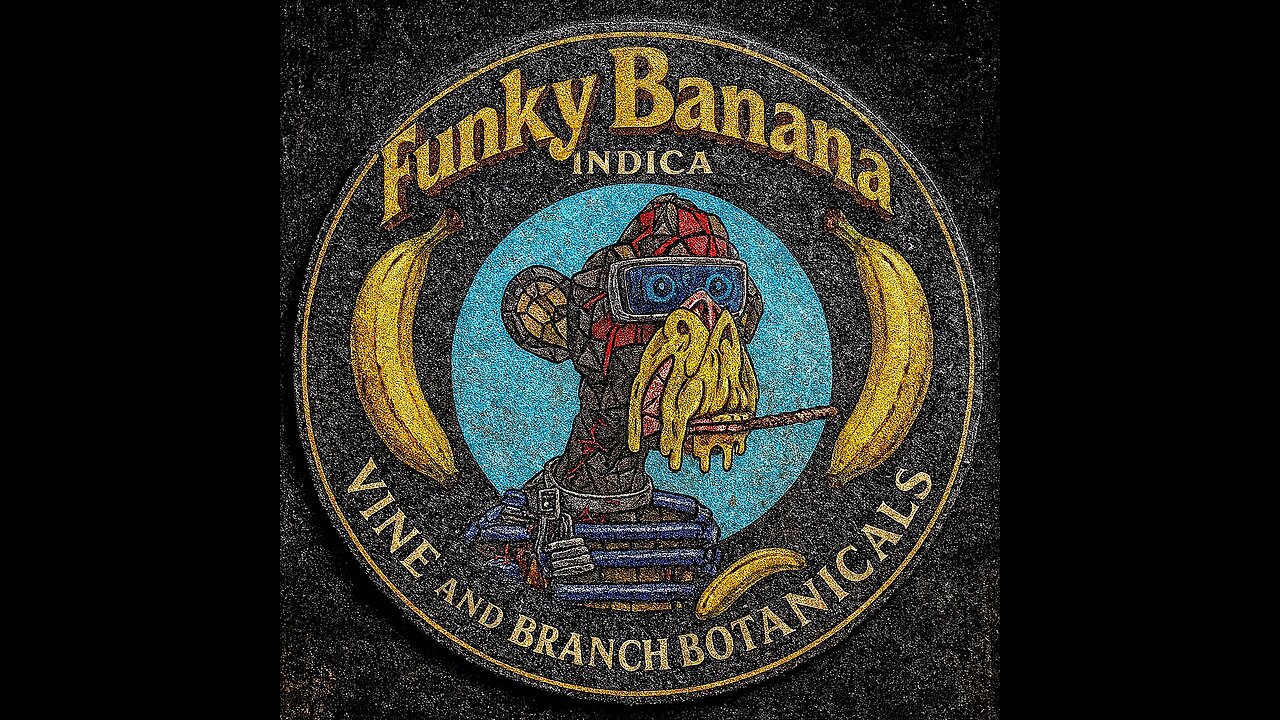 🌿 Vine & Branch Botanicals 🌿 The Funky Banana 2g Indica Preroll