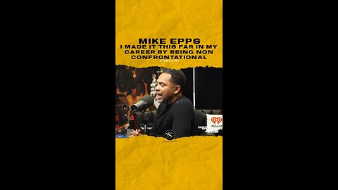 @therealmikeepps I made it this far in my career by being non confrontational