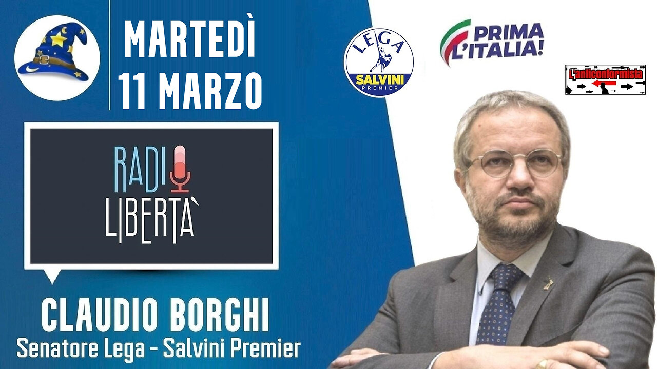 🔴 83ª Puntata della rubrica Scuola di Magia di Claudio Borghi su Radio Libertà (11.03.2025)