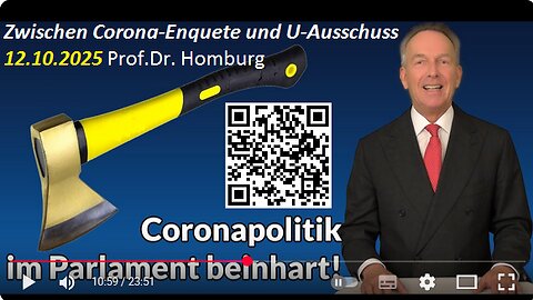 Zwischen Corona-Enquete und U-Ausschuss 12.10.2025 Prof.Dr. Homburg