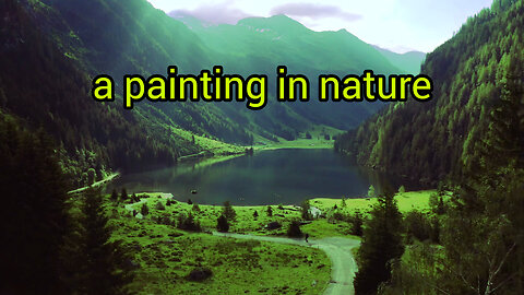 a painting in nature