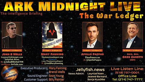 The Intelligence Briefing /The War Ledger - John B Wells LIVE