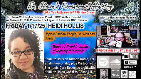 "HEIDI HOLLIS"! Host of Dark Becomes Light on Coast to Coast