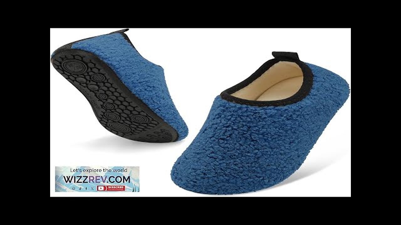 QFH Toddler Slippers Boys Girls Indoor Comfy Slippers Kids Barefoot Walking Shoes Review