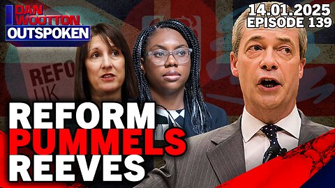 🚨LIVE! HISTORY AS NIGEL FARAGE'S REFORM UK REPLACES KEMI'S TORIES AS LABOUR'S RACHEL REEVES TANKS🚨