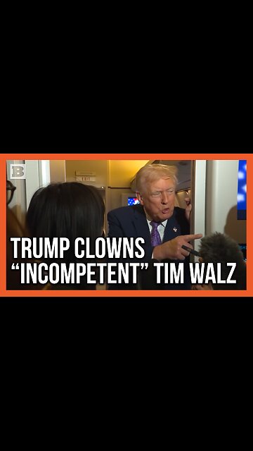 President Trump Clowns Tim Walz, the Media While Noting His "Perfect" Cognitive Test