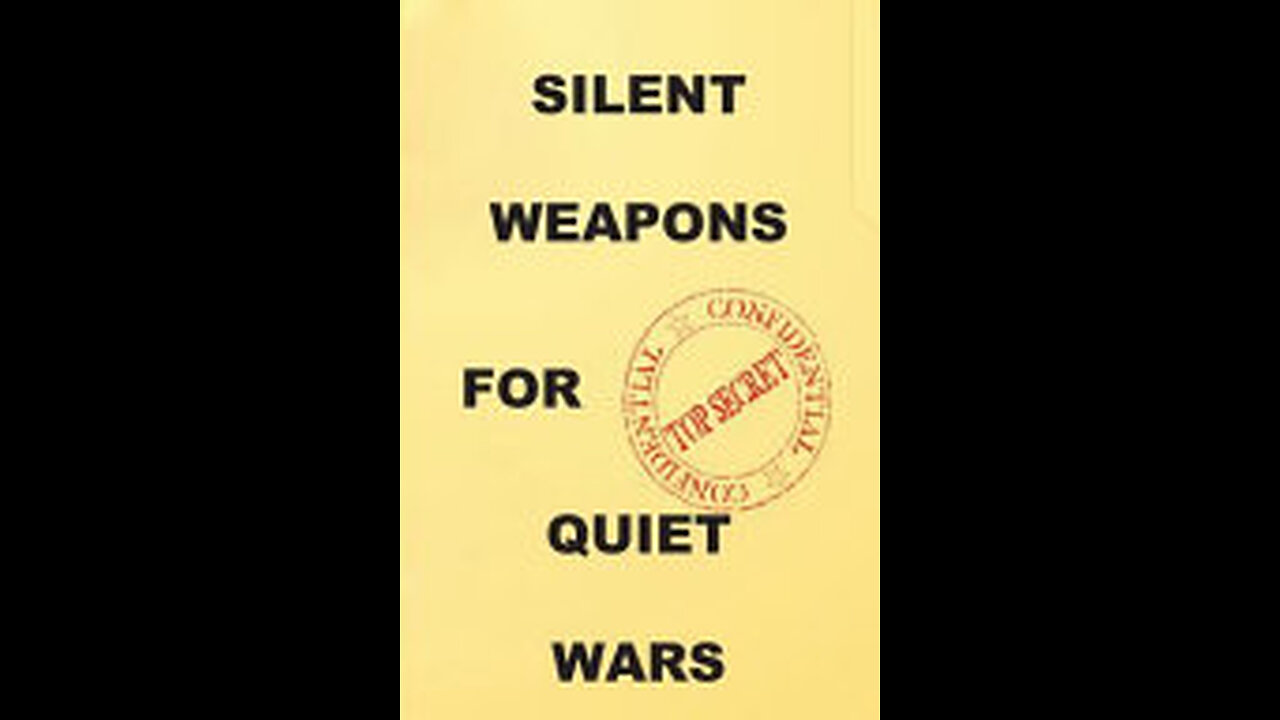 Silent Weapons For Quiet Wars (FULL AUDIOBOOK)
