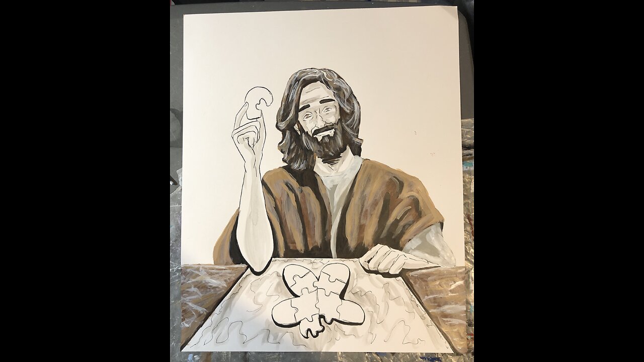 Jesus puzzle day 2 part 1 of 2