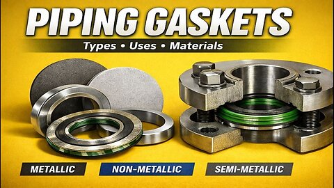 All About Piping Gaskets: Types, Applications & Materials