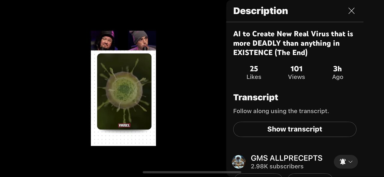 AI creating NEW and DEADLIER Viruses 🦠 that’s WORST than The Existing Ones???
