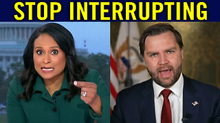 MSNBC Host SILENCED After Constantly Interrupting JD Vance