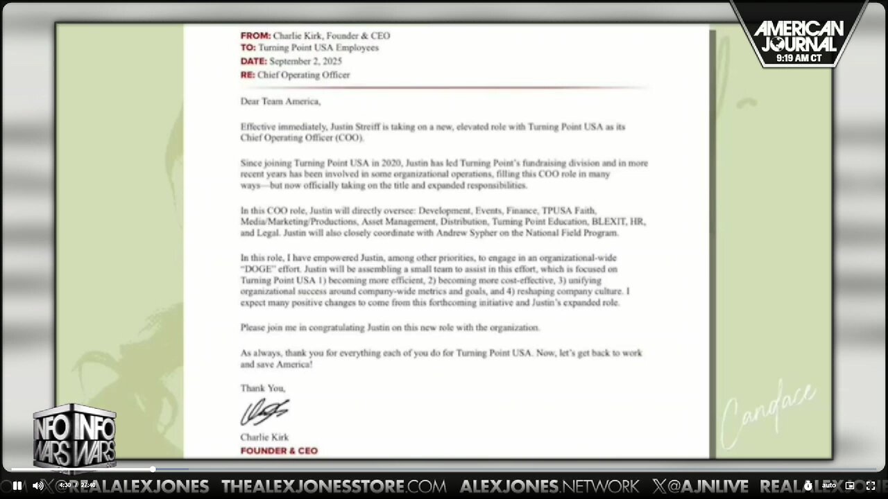 No Autopsy Done on Charlie Kirk After His Political Assassination