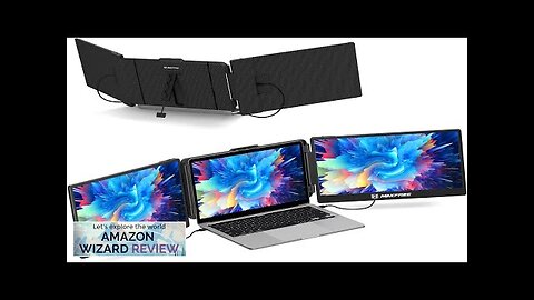 Maxfree S2 Triple Monitor for Laptop, 14'' Laptop Monitor Extender Plug & Review