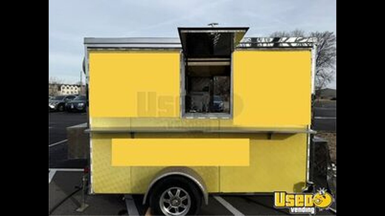 2010 6' x 10' Kitchen Food Trailer with Fire Suppression System | Concession Trailer