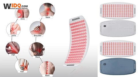 🔥 Triple-Core Red Light Therapy Pad | Pain Relief & Relaxation Made Easy! 💆‍