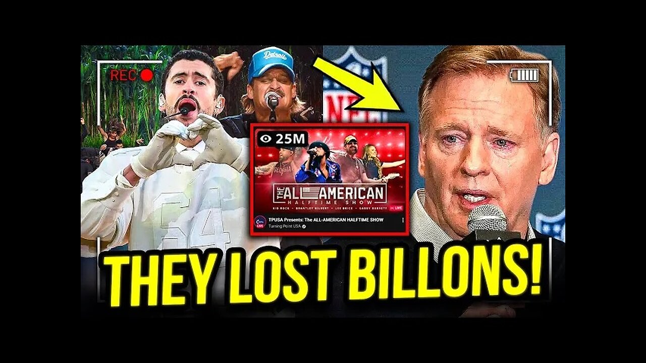 Breaking: Woke NFL Loses 25 Million Viewers as They Boycott to Watch TPUSA Halftime Show